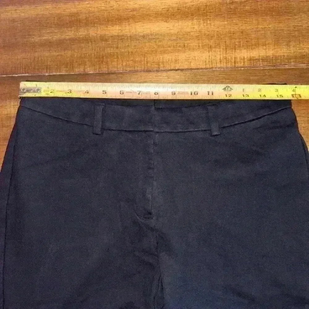 Lands End Women’s Black Trouser Stretch Straight Leg Ankle Length Size 10 - Picture 5 of 10